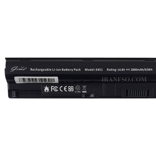 باتری لپ تاپ دل Inspiron 5558-4Cell_M5Y1K_Gimo Plus مشکی-42 وات ساعت