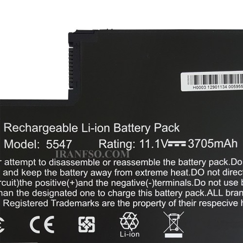 باتری لپ تاپ دل Inspiron 15-5557_TRHFF-0PD19 Gimo Plus مشکی-داخلی