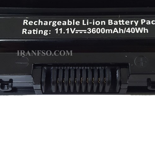 باتری لپ تاپ دل Inspiron 3521-5521-5537-6Cell مشکی-40 وات ساعت