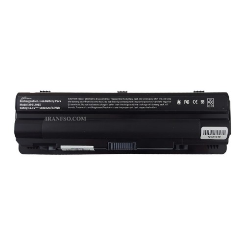 باتری لپ تاپ دل XPS L502-L501-9Cell مشکی-60 وات ساعت