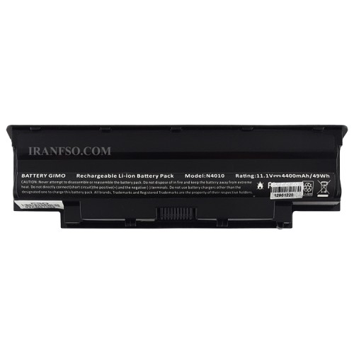 باتری لپ تاپ دل Inspiron N5010-N5110-N4010-N5030-6Cell مشکی-49 وات ساعت