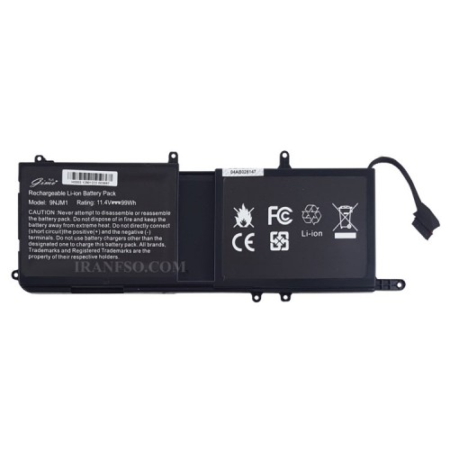 باتری لپ تاپ دل Alienware 15 R3_9NJM1 Gimo Plus