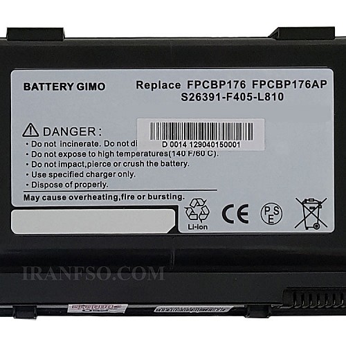 باتری لپ تاپ فوجیتسو LifeBook AH550-6Cell
