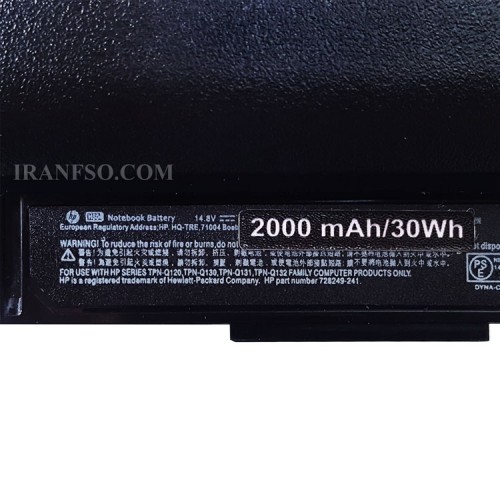 باتری لپ تاپ اچ پی ProoBook 240-G4 HS04 مشکی