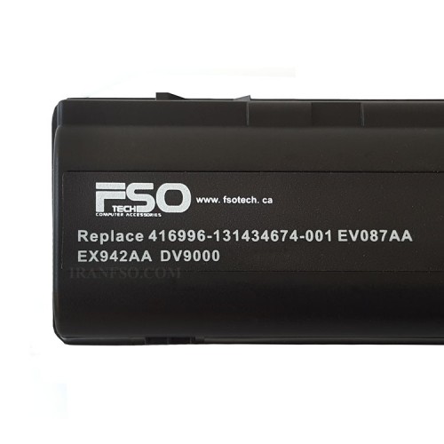 باتری لپ تاپ اچ پی Pavilion DV9000-8Cell