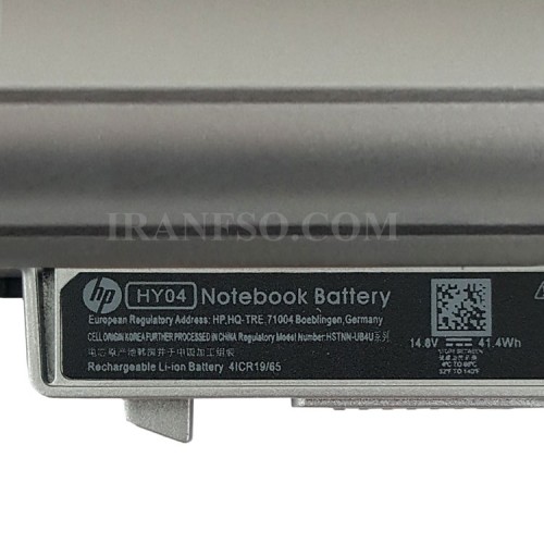 باتری لپ تاپ اچ پی Pavilion Touchsmart SleekBook 14_HY04 نقره ای-اورجینال