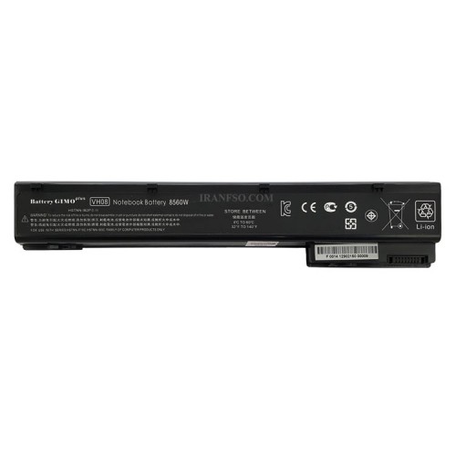 باتری لپ تاپ اچ پی EliteBook 8560W-8570W-8760W Gimo Plus مشکی-65 وات ساعت