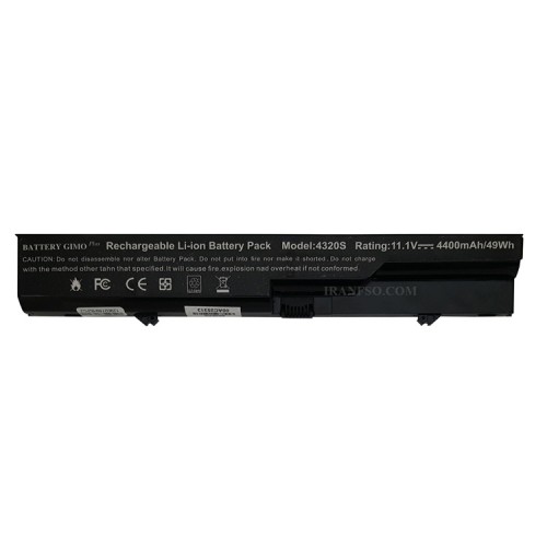 باتری لپ تاپ اچ پی ProBook 4320-4520-6Cell Gimo Plus مشکی-49 وات ساعت