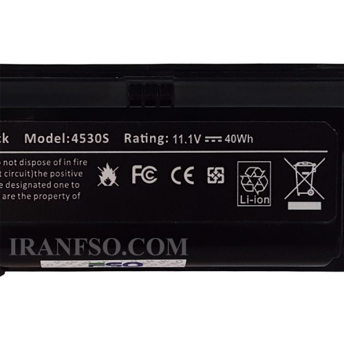 باتری لپ تاپ اچ پی Probook 4530-6Cell مشکی-40 وات ساعت