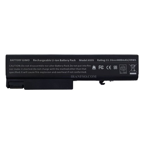 باتری لپ تاپ اچ پی Compaq 6535-EliteBook 8440-6Cell مشکی-49 وات ساعت