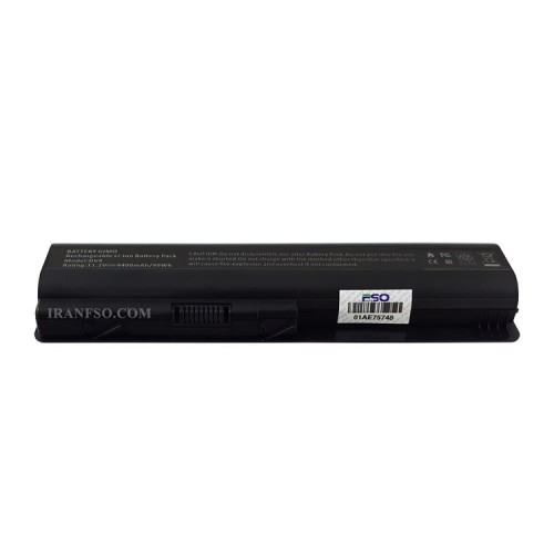 باتری لپ تاپ اچ پی Pavilion DV4-DV5_Compaq CQ40-CQ60-6Cell مشکی-49 وات ساعت