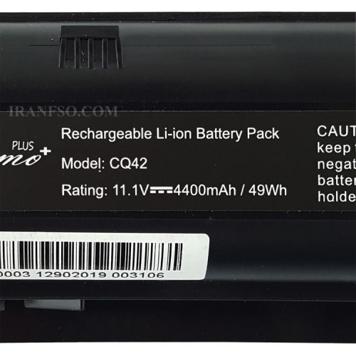 باتری لپ تاپ اچ پی Pavilion DM4-G62-G6_Compaq CQ42-6Cell Gimo Plus مشکی-4400 میلی آمپر ساعت