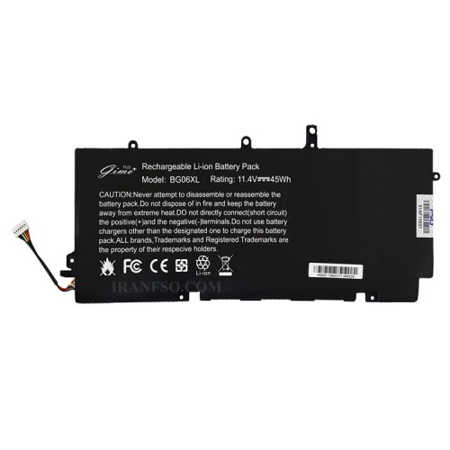 باتری لپ تاپ اچ پی EliteBook Folio 1040 G3_BG06XL_Gimo Plus مشکی داخلی-45 وات ساعت