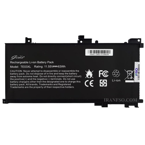 باتری لپ تاپ اچ پی Omen 15-AX_TE03XL_TE04XL Gimo Plus داخلی