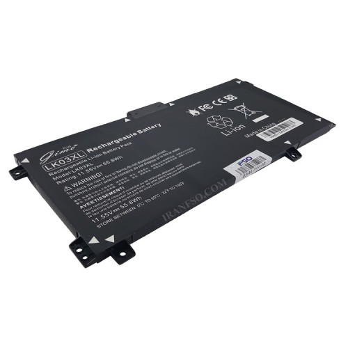 باتری لپ تاپ اچ پی ENVY X360 15-BP_LK03XL Gimo Plus مشکی داخلی-55 وات ساعت
