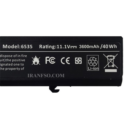 باتری لپ تاپ اچ پی Compaq 6535-EliteBook 8440-6Cell مشکی-40 وات ساعت