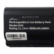 باتری لپ تاپ اچ پی Pavilion DV4-DV5_Compaq CQ40-CQ60 6Cell مشکی-40 وات ساعت