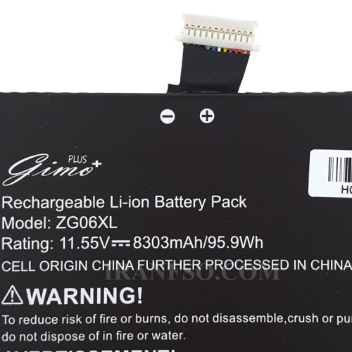 باتری لپ تاپ اچ پی ZBook Studio G5_ZG06XL_Type B Gimo Plus