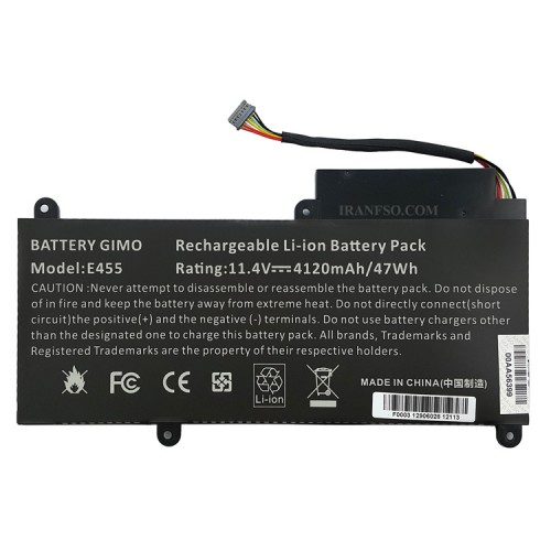باتری لپ تاپ لنوو ThinkPad E450 مشکی-داخلی