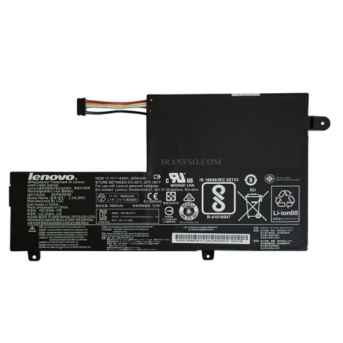 باتری لپ تاپ لنوو Yoga 500-14ISK_11.1V داخلی-اورجینال