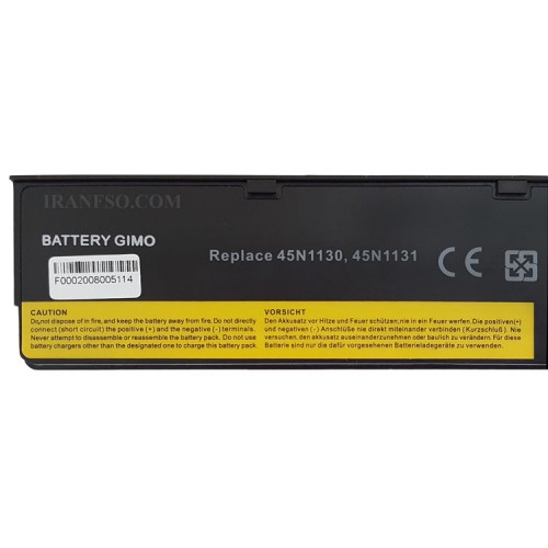 باتری لپ تاپ لنوو ThinkPad X260-T450-6Cell مشکی