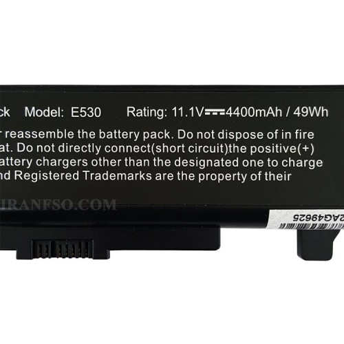 باتری لپ تاپ لنوو ThinkPad E530-IdeaPad B590-6Cell Gimo Plus مشکی-49 وات ساعت