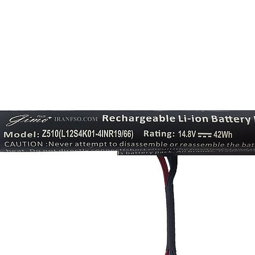 باتری لپ تاپ لنوو IdeaPad Z510 Gimo Plus مشکی-داخلی-2900 میلی آمپر ساعت