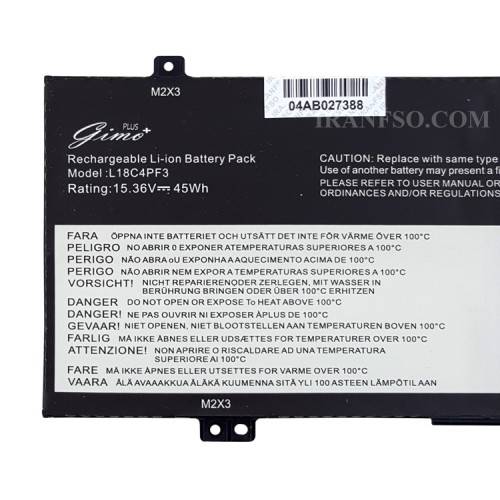 باتری لپ تاپ لنوو IdeaPad C340-14API_L18C4PF3 Gimo Plus