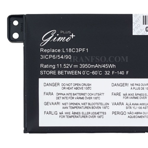 باتری لپ تاپ لنوو IdeaPad L340_L18C3PF1 Gimo Plus