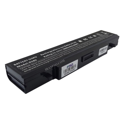باتری لپ تاپ سامسونگ R468-R528-R580-6Cell مشکی-40 وات ساعت