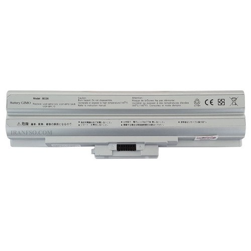 باتری لپ تاپ سونی BPS13 BPS21-6Cell نقره ای