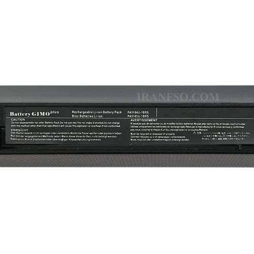 باتری لپ تاپ توشیبا Satellite C50-B_PA5184-PA5185-PA5186-PA5195-4Cell Gimo Plus مشکی