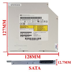 درایو لپ تاپ دی وی دی رایتر اچ پی Sata Slim 12.7mm مکشی