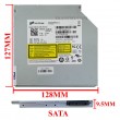 درایو لپ تاپ دی وی دی رایتر H.L Sata SuperSlim 9.5mm ریفر-شش ماه گارانتی