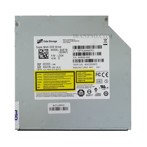 درایو لپ تاپ دی وی دی رایتر H.L Sata SuperSlim 9.5mm ریفر-شش ماه گارانتی