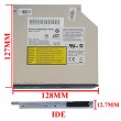 درایو لپ تاپ دی وی دی رایتر فیلیپس لایتون IDE Slim 12.7mm شش ماه گارانتی