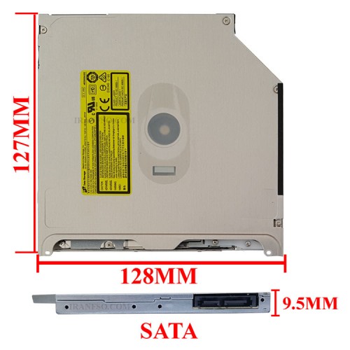 درایو لپ تاپ دی وی دی رایتر Sata Superslim 9.5mm برای اپل مکشی