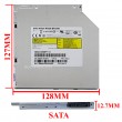 درایو لپ تاپ دی وی دی رایتر Sata Slim 12.7mm دست دوم
