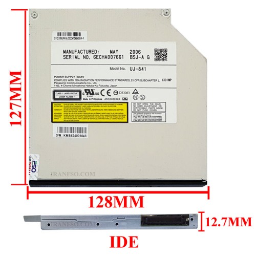 درایو لپ تاپ دی وی دی رایتر پاناسونیک IDE Slim 12.7mm