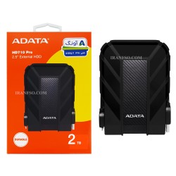 هارد HDD لپ تاپ 2 ترابایت Adata HD710 Pro External مشکی-گارانتی آونگ