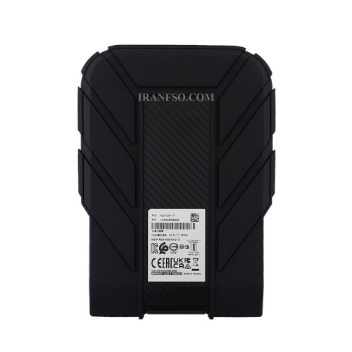 هارد HDD لپ تاپ 2 ترابایت Adata HD710 Pro External مشکی-گارانتی آونگ