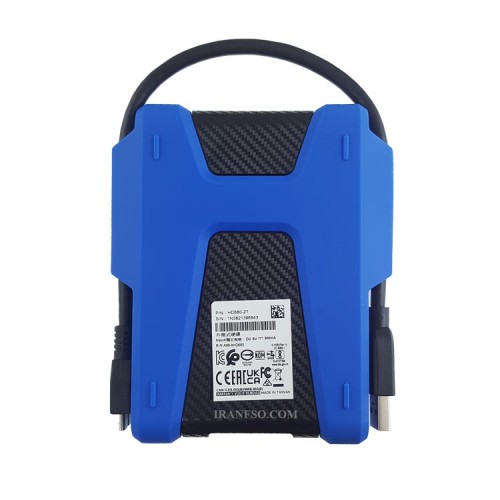 هارد HDD لپ تاپ 2 ترابایت Adata HD680 Durable External آبی-گارانتی آونگ
