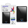 هارد HDD لپ تاپ 2 ترابایت Adata HV620S Slim External مشکی-گارانتی آونگ
