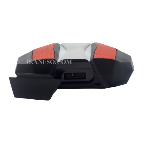 هارد HDD لپ تاپ 2 ترابایت Adata HD770G RGB Lighting External قرمز-گارانتی آونگ