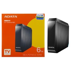 هارد HDD لپ تاپ 6 ترابایت Adata HM800 External مشکی-گارانتی آونگ