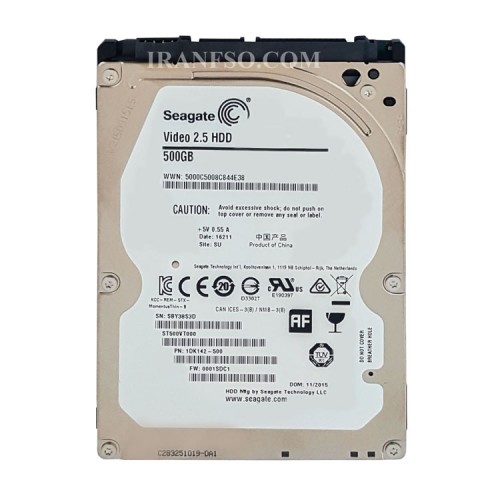 هارد HDD لپ تاپ 500 گیگابایت Seagate Sata 5400RPM Slim-7mm