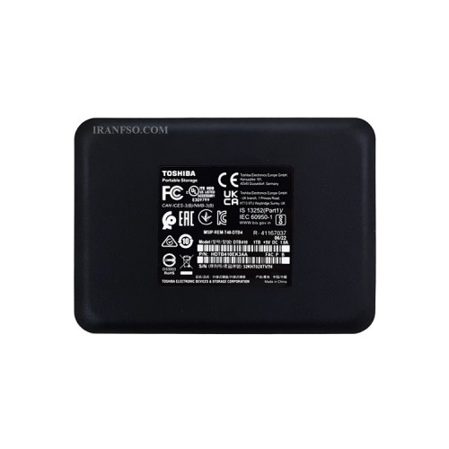 هارد HDD لپ تاپ 1 ترابایت توشیبا Canvio Basics External یکسال گارانتی افق