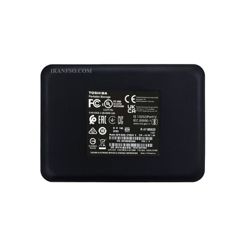 هارد HDD لپ تاپ 2 ترابایت توشیبا Canvio Basics External هجده ماه گارانتی