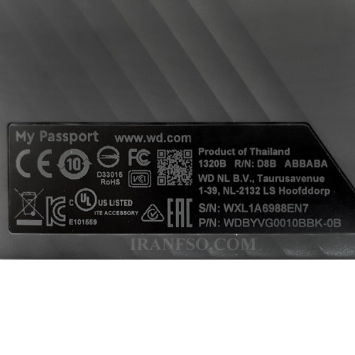 هارد HDD لپ تاپ 1 ترابایت وسترن My Passport External