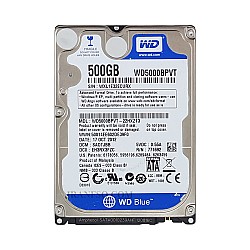 هارد HDD لپ تاپ 500 گیگابایت وسترن Sata 5400RPM Blue سه ماه گارانتی-ریفر